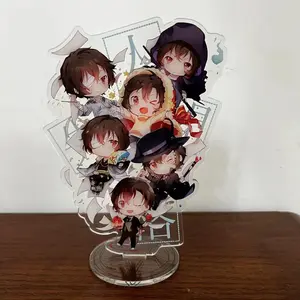 Bungou Stray Dogs 10th Anniversary Acrylic Stand Figure Anime Dazai Osamu Nakahara Chuuya Desktop Standing Plate Toy