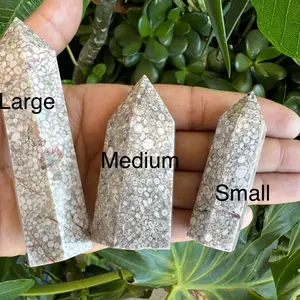 Fossilized Coral Jasper Towers from Urban Rutile