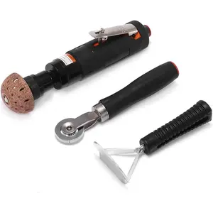 Pneumatic Tire Buffer Full Kit, Air Tire Grinder with Tire Patch Roller and Tire Scraper