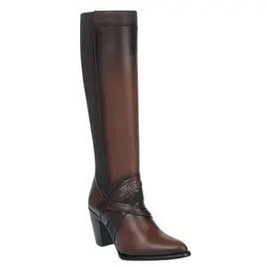 Botas Cuadra Dama Corte Alto Donna Crust Miel 3F99RS cj 868