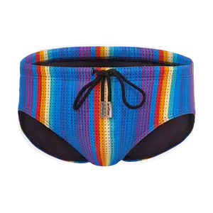Bulge Boost Swim Brief - Rainbow Ripple