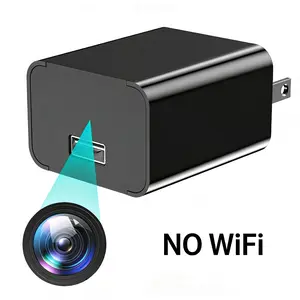 1080P Mini Camera charger for Pets 1080p Security Camera with 64G Card Night Vision and Motion Detection Plug Movie Monitor cameras for home（NO WIFI)）