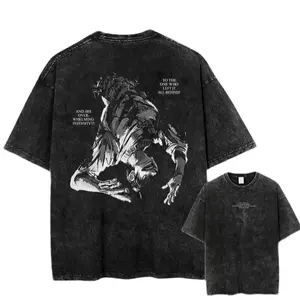 Retro Vintage Fushiguro Toji Jujutsu Kaisen Anime T shirt 10