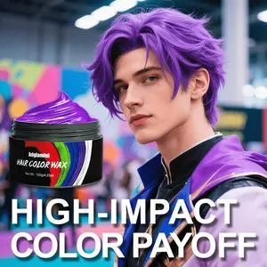 Temporary Color Hair Clay – Quick & Easy Application, Damage-Free, Washes Out Effortlessly. Non-Greasy, Non-Sticky Formula. Perfect for Parties, Festive DIY Styling & Creative Looks   Haircare Black Blonde Balayage Blonde Highlights