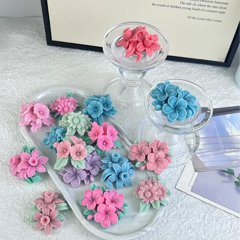 Clove silicone mold, suitable for candles, resins, polymer clay, soap, and aromatherapy - realistic clove petals and buds, durable and reusable, easy to demold, DIY handmade epoxy resin casting, wax, resin crafts, soap making, Soap Making Supplies