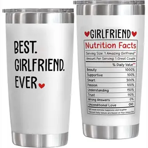 Gifts for Girlfriend - Gift Ideas for Her - Girlfriend Gifts for Women, Couple - Anniversary, Birthday, Valentines Gift Ideas - Romantic Love for Her- 20 Oz Stainless Steel Reusable Insulated Travel Drinkware Bottle Tumbler