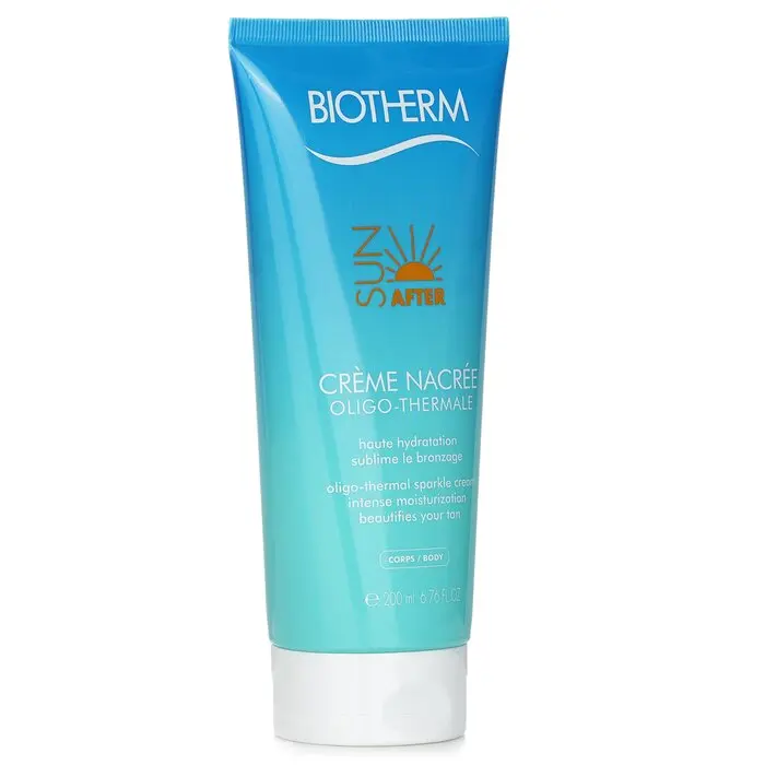 Biotherm Oligo-Thermale Sparkle Cream - Smooth Hydrating Moisturizer for Intense Moisturization, Tan Enhancement, Body Care (200ml/6.76oz)