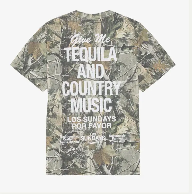 Camo Tequila and Country Music T-Shirt camo T_Shirt.