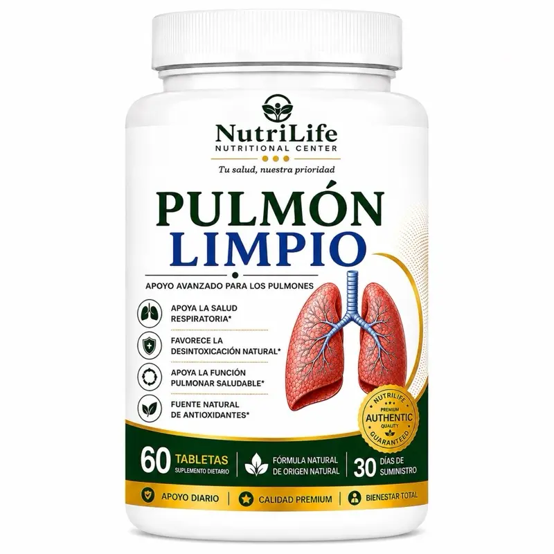 Premium Herbal Lung Support Supplement, Healthcare Dietary Supplement - 60 Tablets