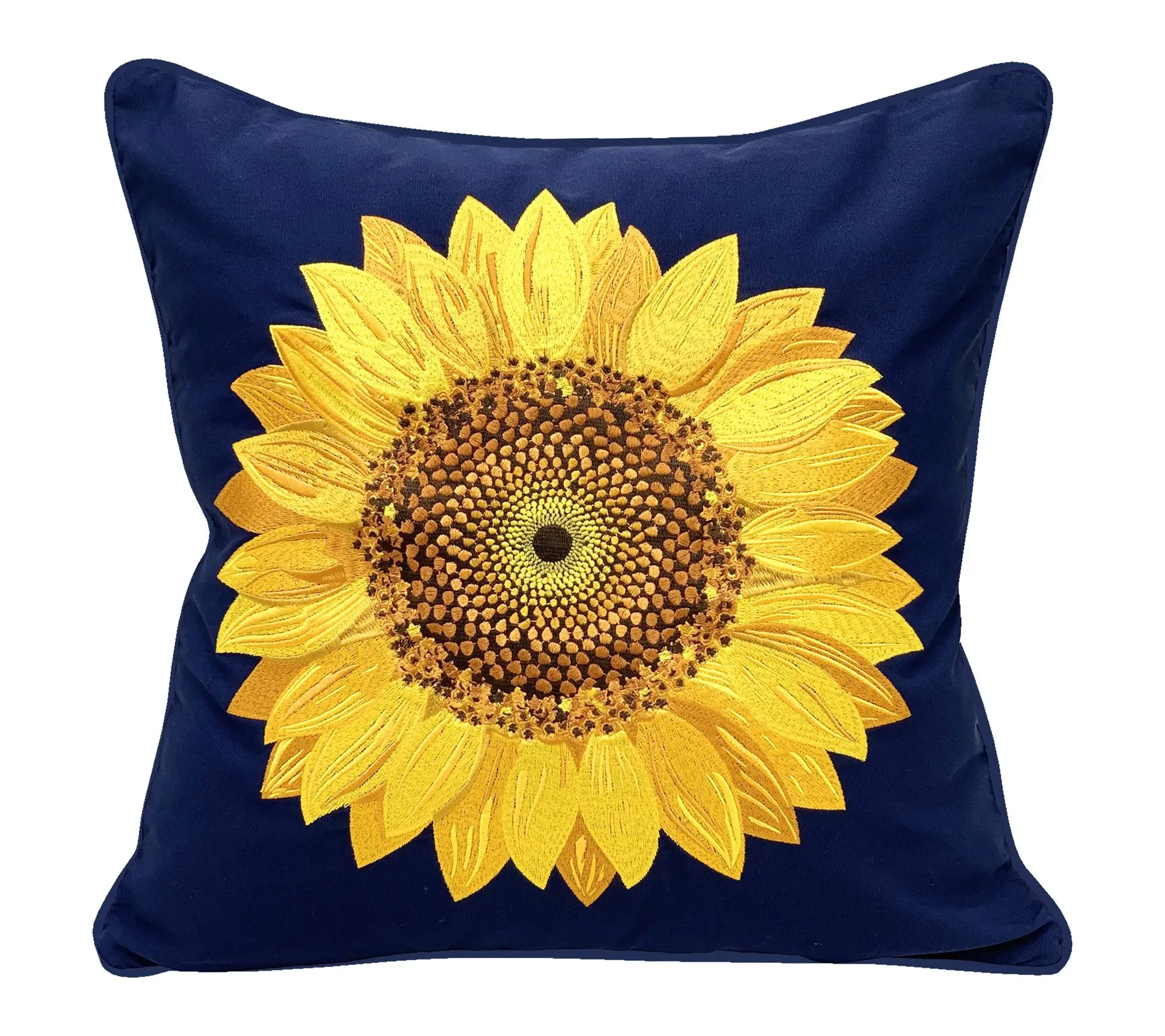 Sunflower Throw Pillow Indoor/Outdoor by Valerie