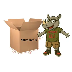18x18x18 (200 lb strength) | SINGLE CARDBOARD BOX
