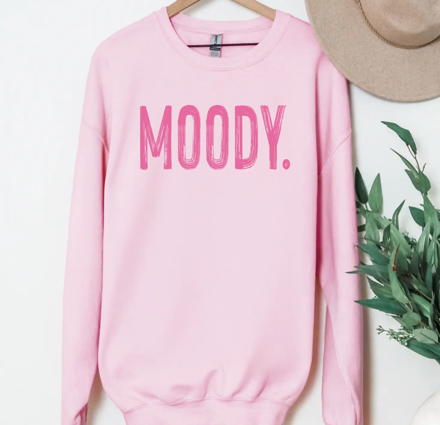 Moody T-Shirt or Sweatshirt, DTG Printed