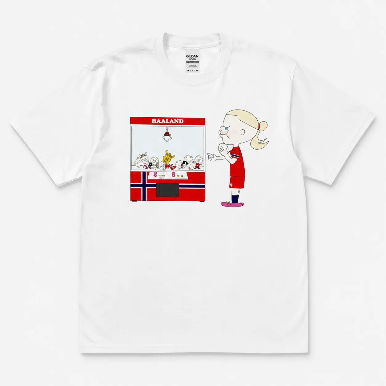 Norwegian Striker Comic Meme T-Shirt, Men's Casual Arcade Graphic Top Dress Outfits