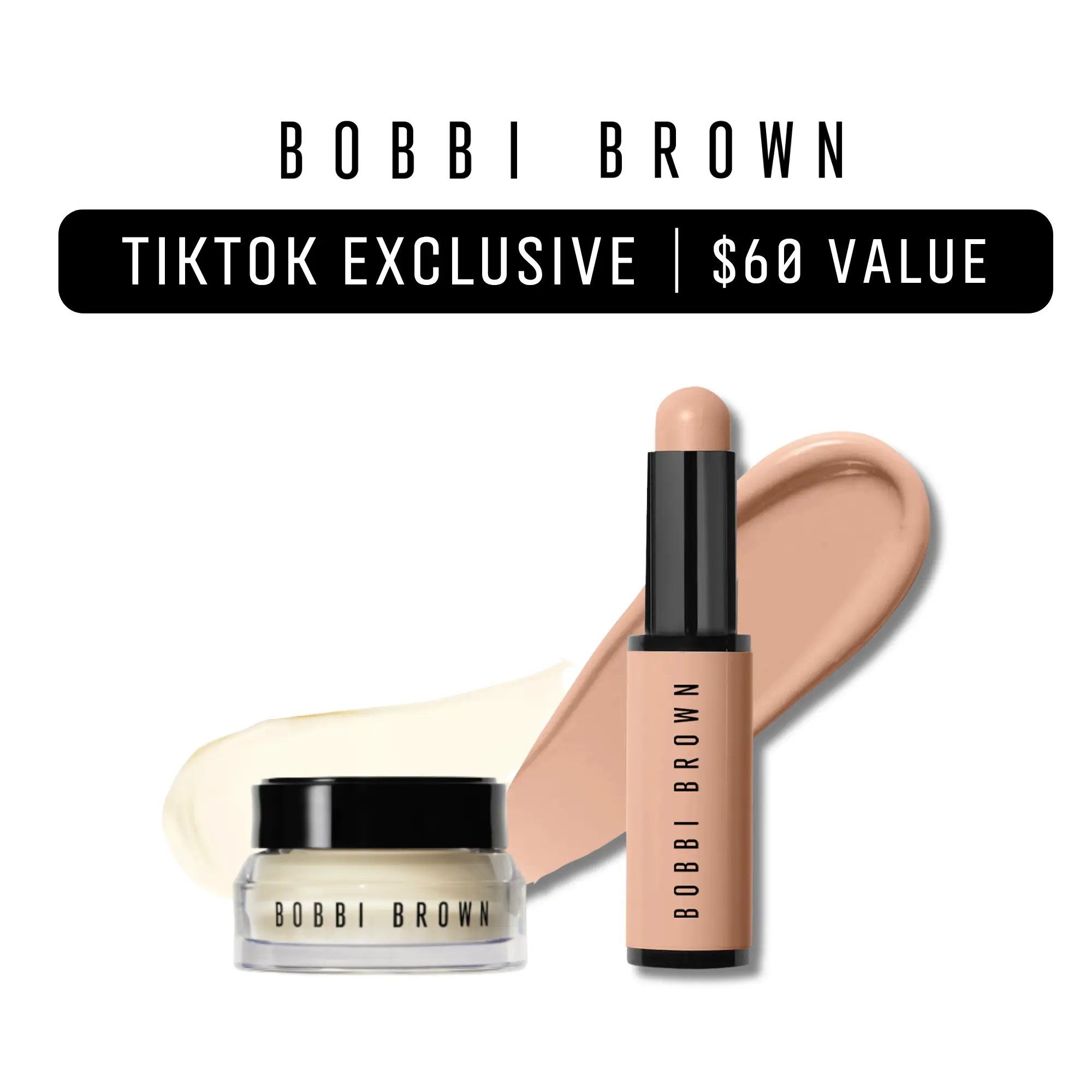 [Bobbi Brown] Prep and Brighten Duo | Corrector Stick + Face Base+ | Hydrating Creamy Color Corrector | 12-Hour Waterproof | 2-in-1 Moisturizer & Hydrating Face Primer Holiday Gift Set