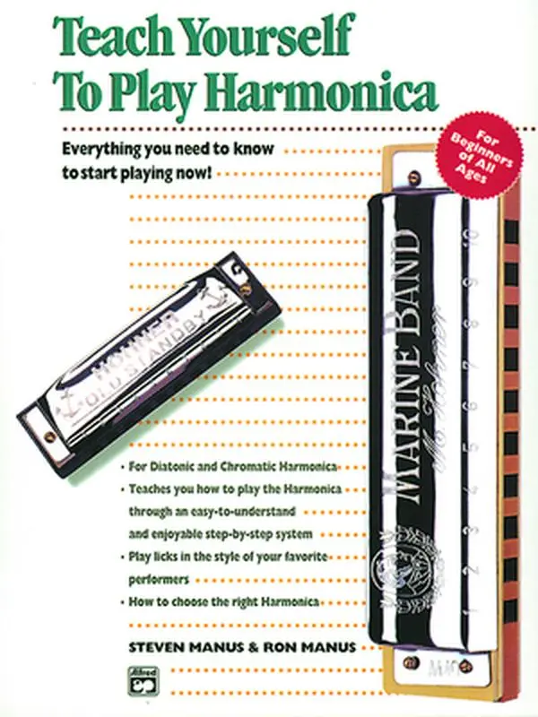 USED Book - Alfred's Teach Yourself to Play Harmonica: Everything You Need to Know to Start Playing Now!, Book & Harmonica (Teach Yourself Series) by Steven Manus (Paperback) - english