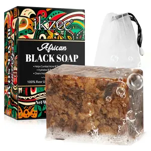Izee African black soap, free bubble bath. The foam is rich and creamy, capable of deeply cleansing the skin. It is rich in vitamin components, providing both cleansing and nourishment. Soap, Cleanser, Daily, Nourishing Soap