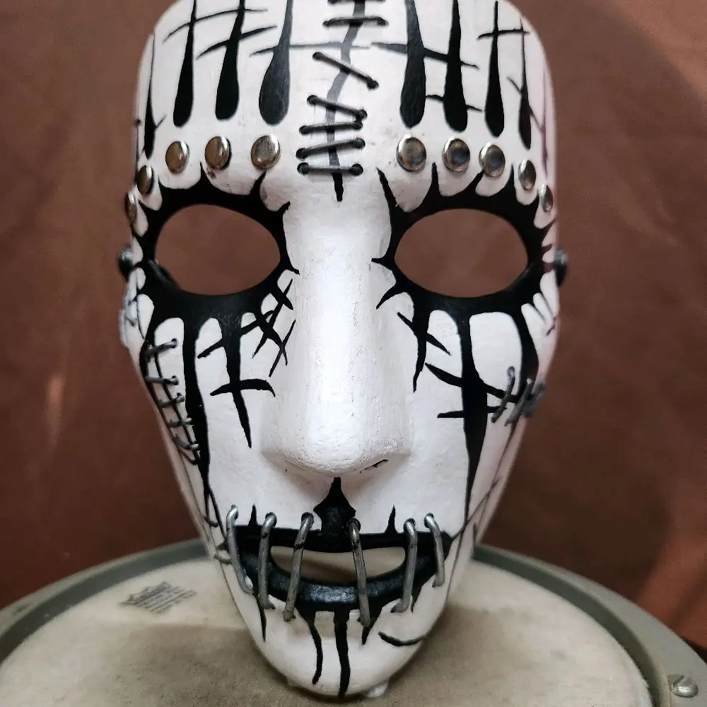 #1 Joey Jordison All Hope Is Gone Mask. 3d Printed, hand painted, adjustable stretchy strap