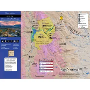 Cimarron River, New Mexico GPS Fishing Map