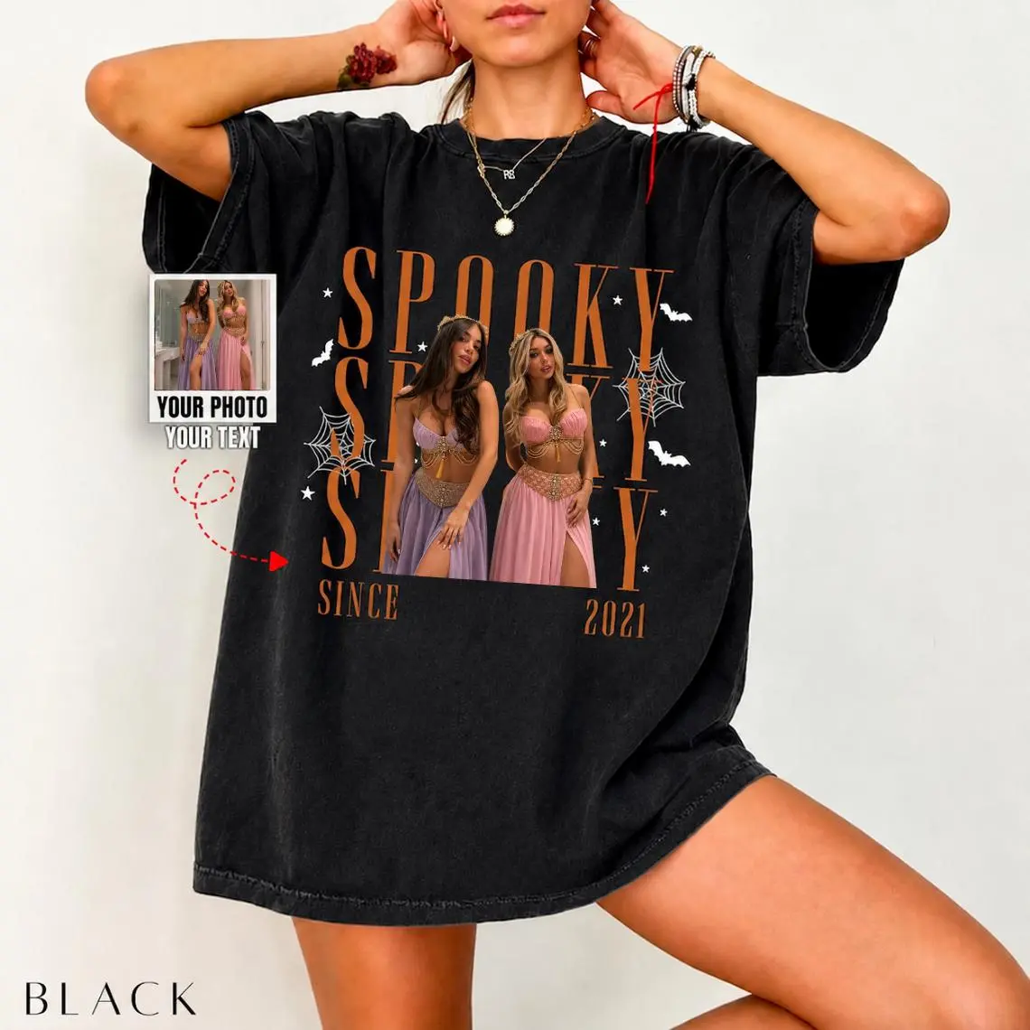 Personalised Vintage Photo And Year Shirt, Custom Picture Birthday Shirt, 30th Birthday Gift, 40th Birthday Gift, Retro 30th Birthday Shirt