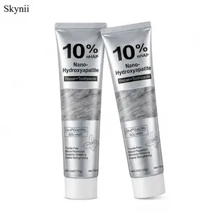 Skynii Hydroxyapatite Toothpaste, 10% Nano Hydroxyapatite Toothpaste, Natural and Fluoride-Free, Gentle on Sensitive Teeth and Strengthens Enamel, Freshens Breath (2)