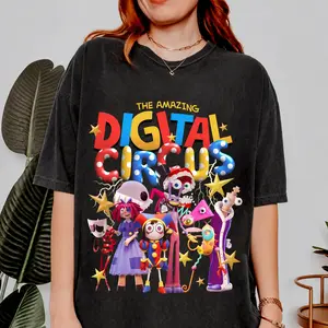 The Amazing Digital Circus Shirt, TADC Characters T-Shirt, Circus Fan Gift, Anime Gift For Fan
