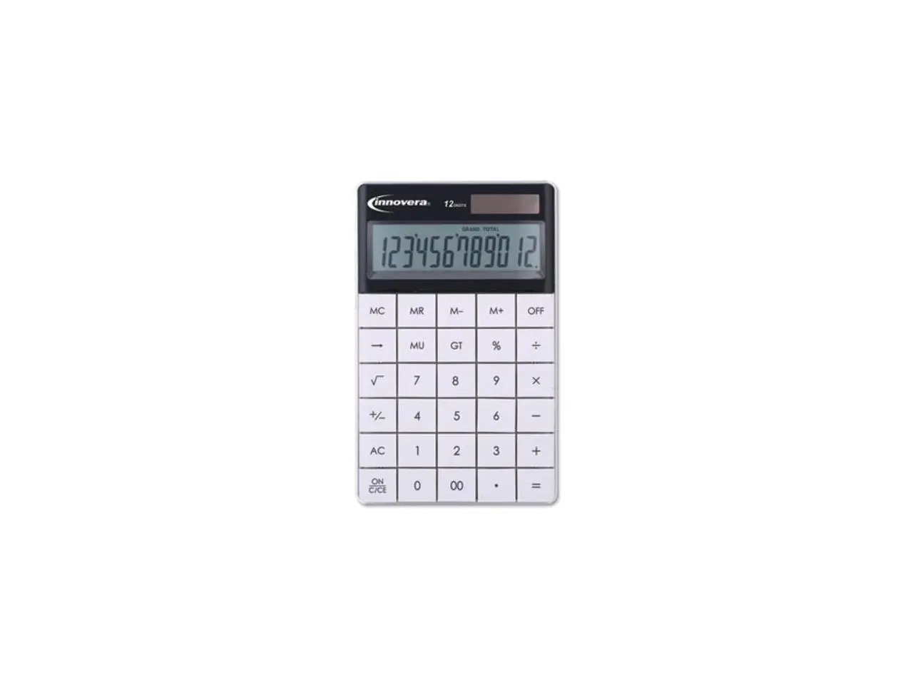 Innovera IVR15973 Large Button Calculator, 12-Digit, LCD Innovera IVR15973 Large Button Calculator, 12-Digit, LCD