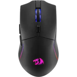 M730 PRO  RGB Gaming , 3-Mode Lightweight Optical  with 5 Programmable Buttons, 10000 DPI, Software Supports DIY Keybinds for PC  Windows  Laptop, Black