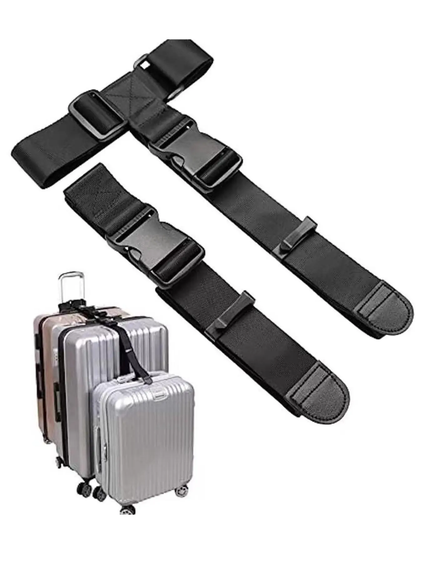 Luggage Strap, Durable Adjustable Packing Belt, Luggage Link Belt, Luggage Rope Strap, Travel Accessories for Men & Women, Traveling Gadgets, Traveling Essentials, Travel Supplies, Versatile Travel Accessory