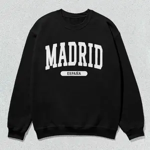 Madrid Sweatshirt España Collegiate Crewneck Sweater Unisex