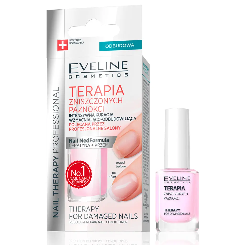Eveline Cosmetics Nail Therapy Terapia Repair For Damaged Nails Nail Care