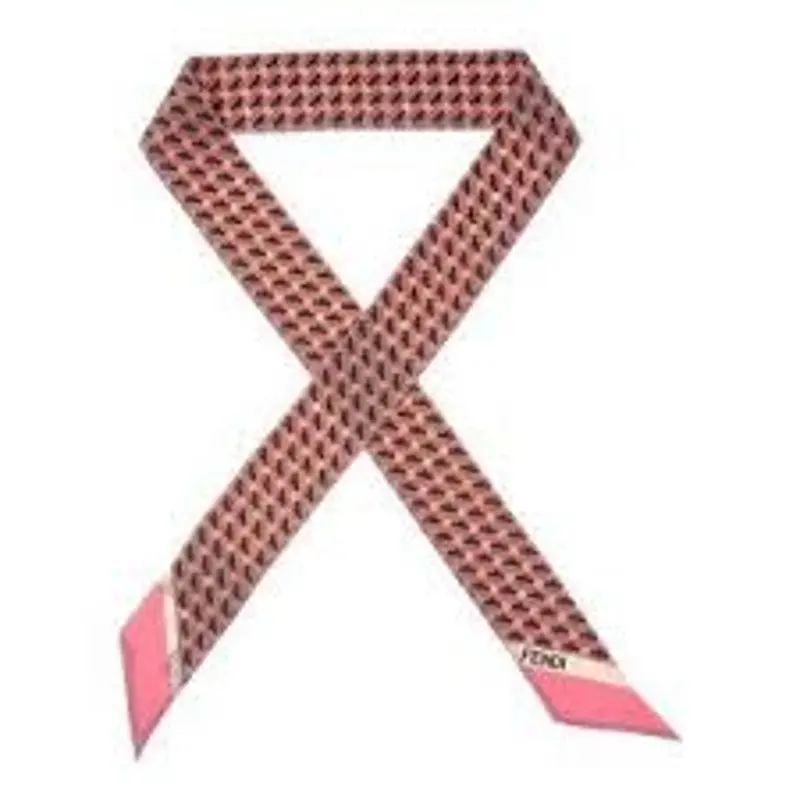 Pre-owned Fendi Wrappy Silk Scarf