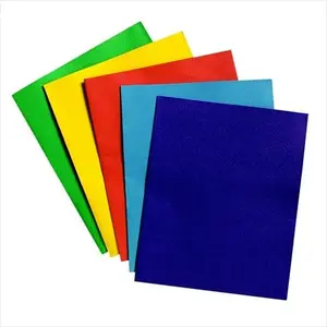 School Smart 084897 8.5 x 11 In. Heavy Duty Folder- Yellow- Pack - 25