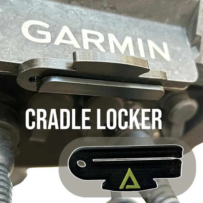 Cradle Locker For 102SV, 106SV, 122SV, 126SV Echomap - Secure Your Graph!