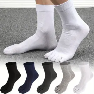 5 Pairs Cotton Athletic Running Five Finger Socks, Running Socks Athletic