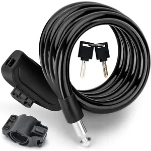 Premium  Lock with 2 count , Professional   Lock of 4 , Heavy Duty Bicycle Lock  for  Anti-, Come with 1 count Mounting Bracket