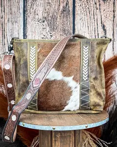 Cornell Rose Hair On Leather Bag by Myra Bag, Leather Shoulder Bags, Handbag Shoulder Bag