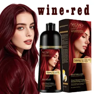 RootGlow Ginseng Color Shampoo HerbTint Instant Hair Color Wash PureCover 3-in-1 Dye Shampoo ColorFix Herbal Hair Dye Shampoo SilkTint Ginseng Hair Care Dye