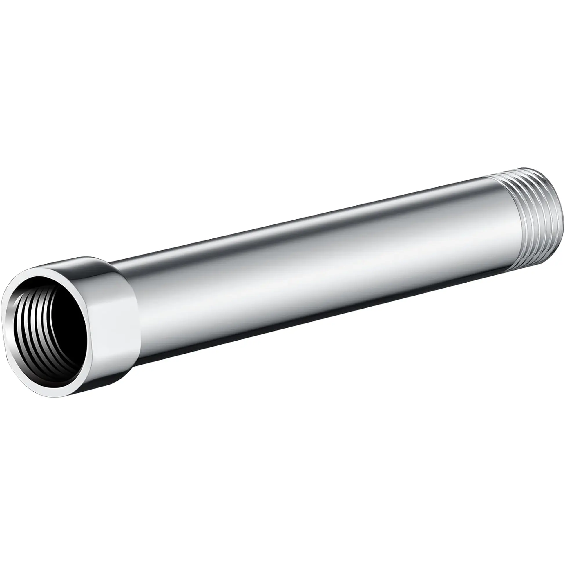 BRIGHT SHOWERS Shower Arm Extender for Rain and Handheld Shower Head, 6 Inch Premier Bath Fixtures