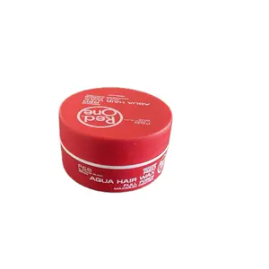 RedOne Aqua Hair Wax - Red Container - Haircare Product for Styling and Care - Gel Gentle Vitamins Long Lasting Hold