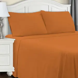 Superior Cotton Flannel Solid Deep Pocket SheetSet, Twin XL