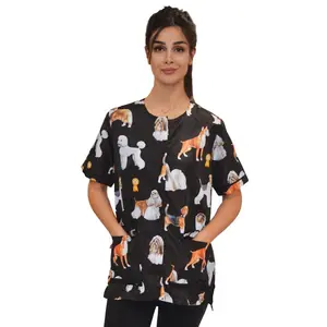 803 - Dog Groups Water Resistant Hair Resistant and Bleach Resistant Stylist Jacket