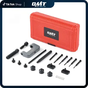 Orion Motor Tech 19pc Chain Breaker Tool Kit with C Frame 3 Anvils 5 Break Tips, Dirt Bike ATV Motorcycle Chain Breaker Chain Link Removal Tool Chain Repair Tool for Cam and 25 to 630 Chains Red/Bule , Limited Time Deal, fathersdaygift