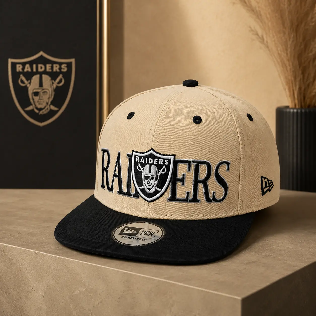 New Era MLB Raiders 9FORTY 59FIFTY Urban Impact Snapback Cap – Adjustable Unisex Baseball Hat, Retro Vintage Streetwear Look, Trucker Mesh Design, USA Urban Fashion Trend 2026, TikTok Viral Headwear
