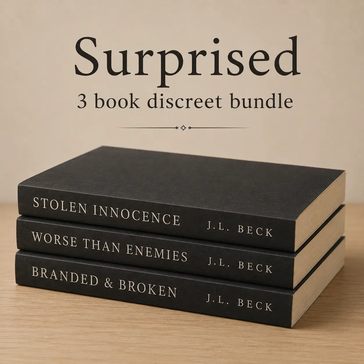 Surprise Paperback Bundle (3 Discreet Cover Books)