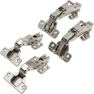 - Lasy Susan - Pie-Corner Cabinet Corner Cabinet Door Hinge Hinges Kit (165 Degree 1 Pair + 135 Degree 1 Pair Set)
