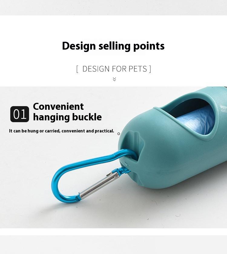 Led Light Pet Waste Bag Dispenser - For Dogs, & Cats - Dog Poop Scooper Bags - Waste Bags Holder Dispensers - Pet Clean Accessories