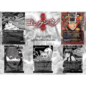 Junji Ito Commander Proxy Bundle: 5 Horror Legendary Creature Pack (Uzumaki, Short Stories, Tomie)