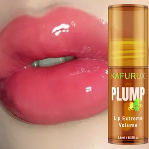 Long Lasting Lip Plumper, 1/3 Counts Moisturizing Glossy Lip Glaze Stick, Plumping Lip Stick for Girls & Women, Makeup