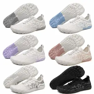 Barefoot Water Shoes for Women Men, Quick-Dry Wide Toe Box Minimalist Aqua Shoes with Drainage Holes for Beach Swim Yoga Hiking Surf,summervibes
