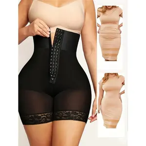 High Waist Tummy Control Shapewear Shorts for Postpartum Body Contouring Butt Lifting Thigh Slimming with Elastic Knit Fabric Womenswear Compression summerwins